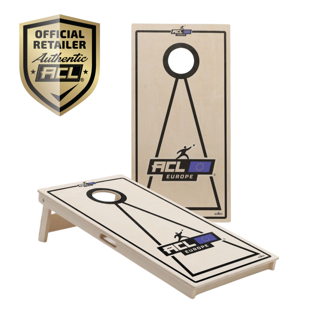ACL Europe Cornhole Set - ACL REC - 120x60 - TRIANGLE (Price is excluding Bags)
