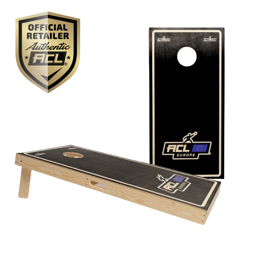 ACL Europe Cornhole Set - ACL REC - 120x60 - Black (Price is excluding Bags)